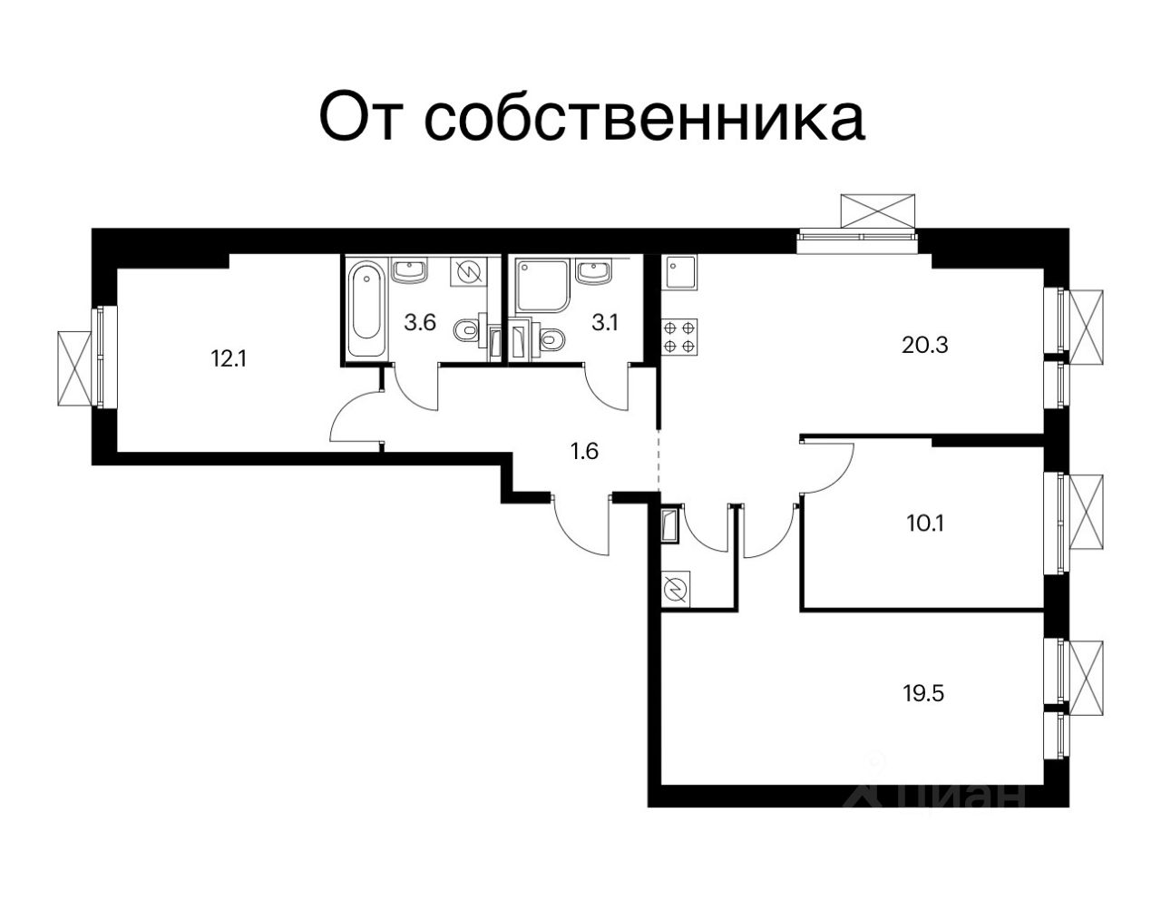 Ипотека - 3-комнатные квартиры в новостройке в районе Митино в Москве, ЖК в  ипотеку - база недвижимости на карте и списком. Найдено 2 объявления.