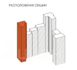 1-комн.кв., 47 м², этаж 33