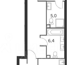3-комн.кв., 94 м², этаж 2