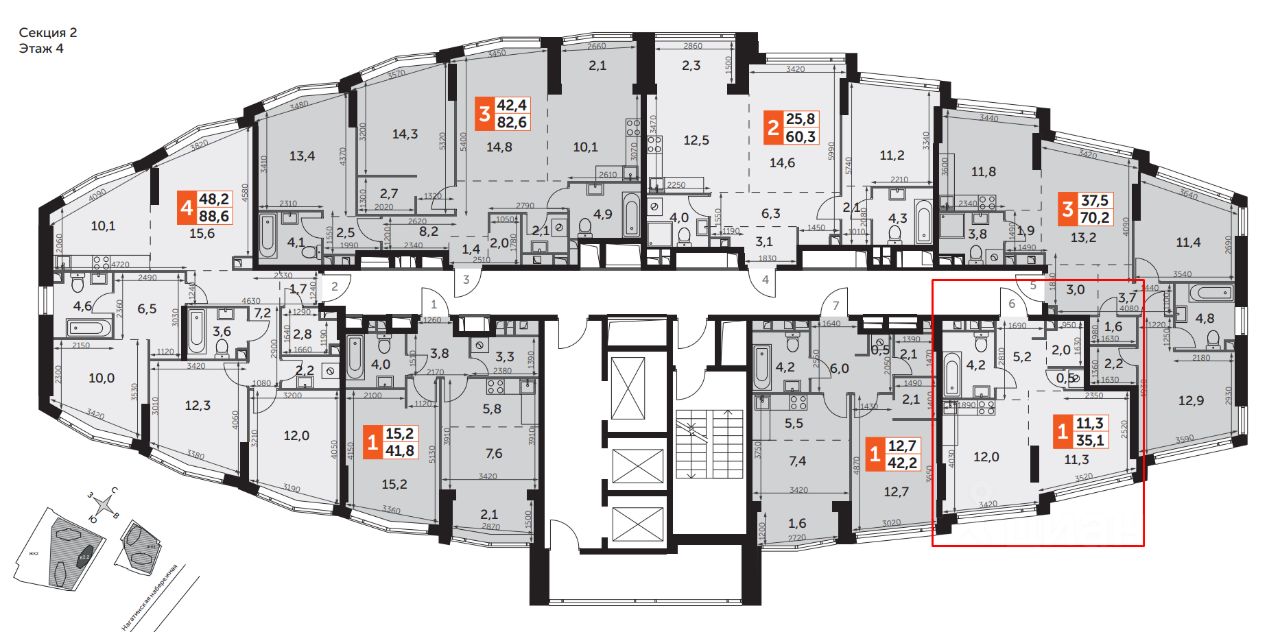 Продаю однокомнатную квартиру 35м² Варшавское ш., 37АК1, Москва, м.  Нагатинская - база ЦИАН, объявление 299114060