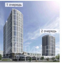 2-комн.кв., 52 м², этаж 3