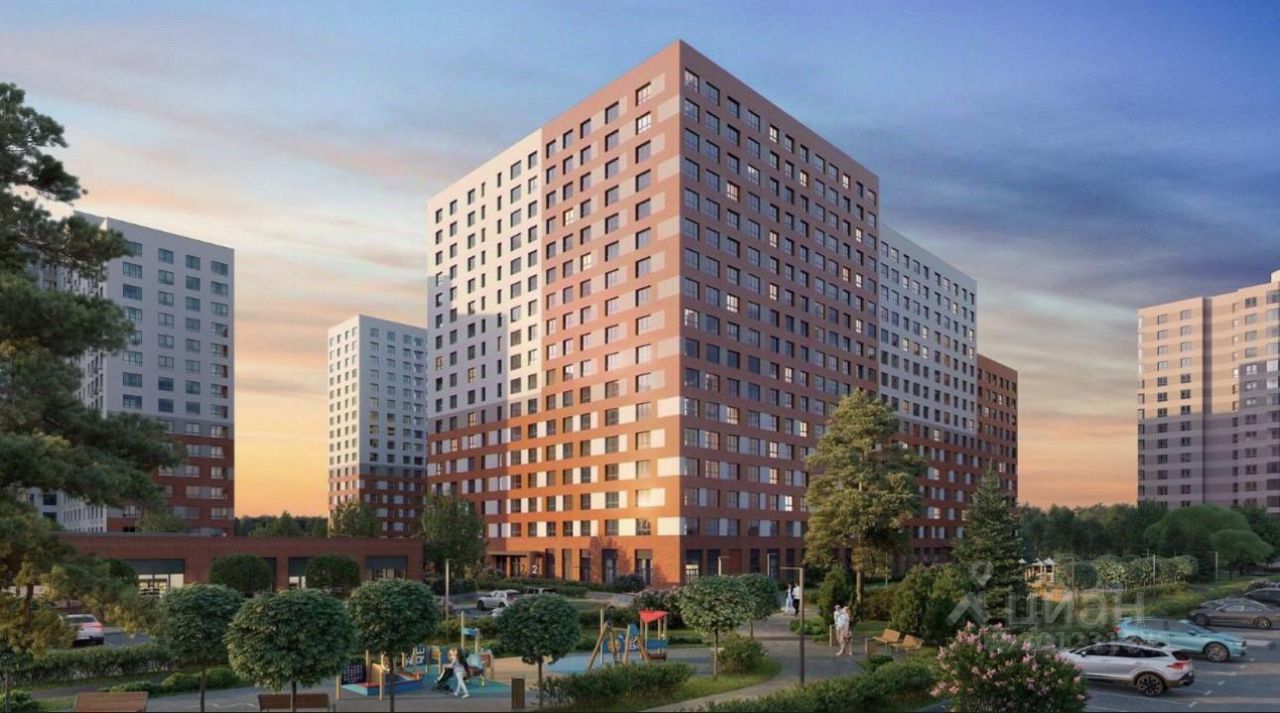 Продажа двухкомнатной квартиры 42.5м² Московская область, Мытищи, 17А ...