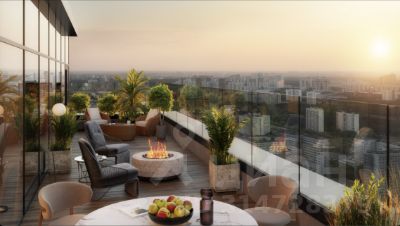 2-комн.кв., 52 м², этаж 13