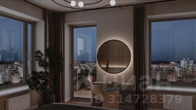2-комн.кв., 52 м², этаж 13