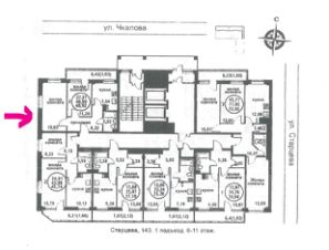 2-комн.кв., 52 м², этаж 10