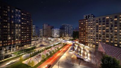 3-комн.кв., 56 м², этаж 9