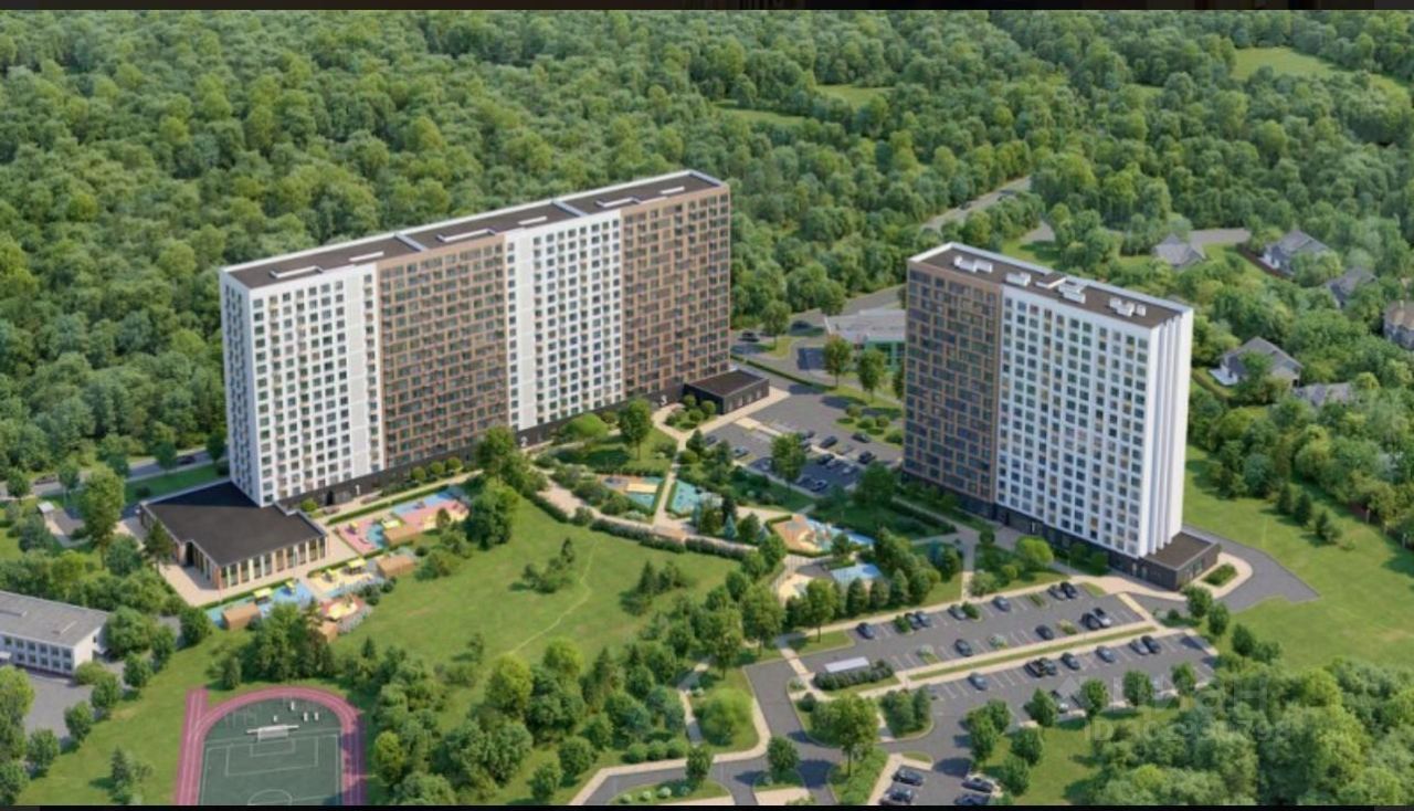 Продажа квартиры свободной планировки 43,3м² 207Ю, Московская область,  Ленинский городской округ, Развилка поселок, м. Домодедовская - база ЦИАН,  объявление 301990798