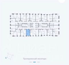 1-комн.апарт., 25 м², этаж 15