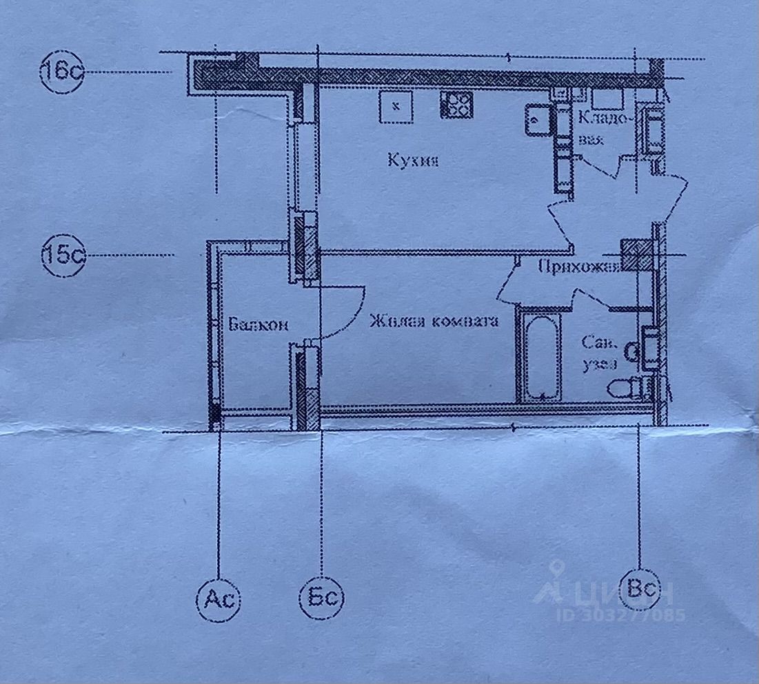 Продаю однокомнатную квартиру 36м² ул. Горячеводская, 5, Волгоград,  Волгоградская область, Тулака микрорайон - база ЦИАН, объявление 303277085