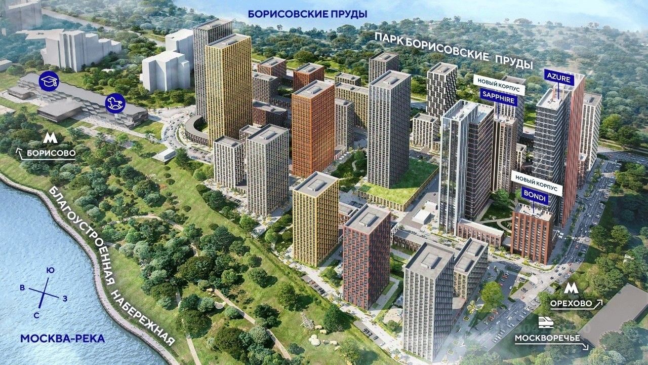 Купить квартиру первичка на улице Борисовские Пруды в Москве, продажа  квартир первичное жилье. Найдено 3 объявления.