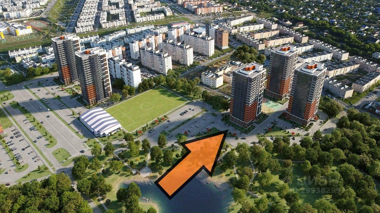 Продажа однокомнатной квартиры 35,3м² Родниковая ул., 66, Волгоград,  Волгоградская область - база ЦИАН, объявление 299382997