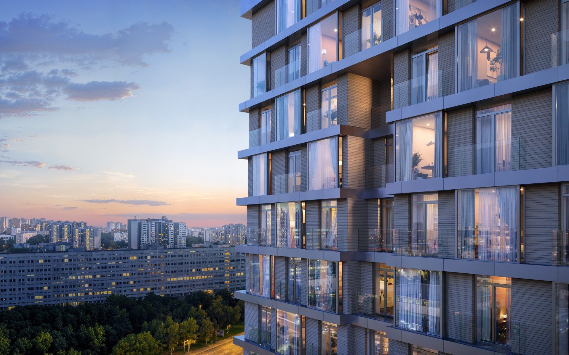 новостройки