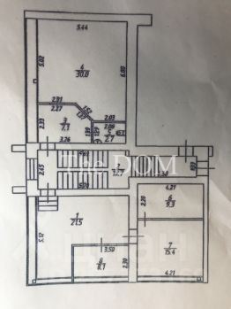 офис 114 м², этаж 3