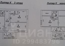 офис 124 м², этаж 2