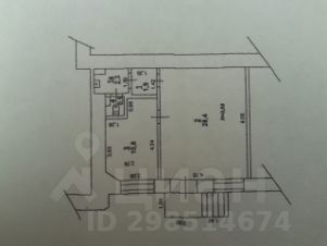 офис 43 м², этаж 1