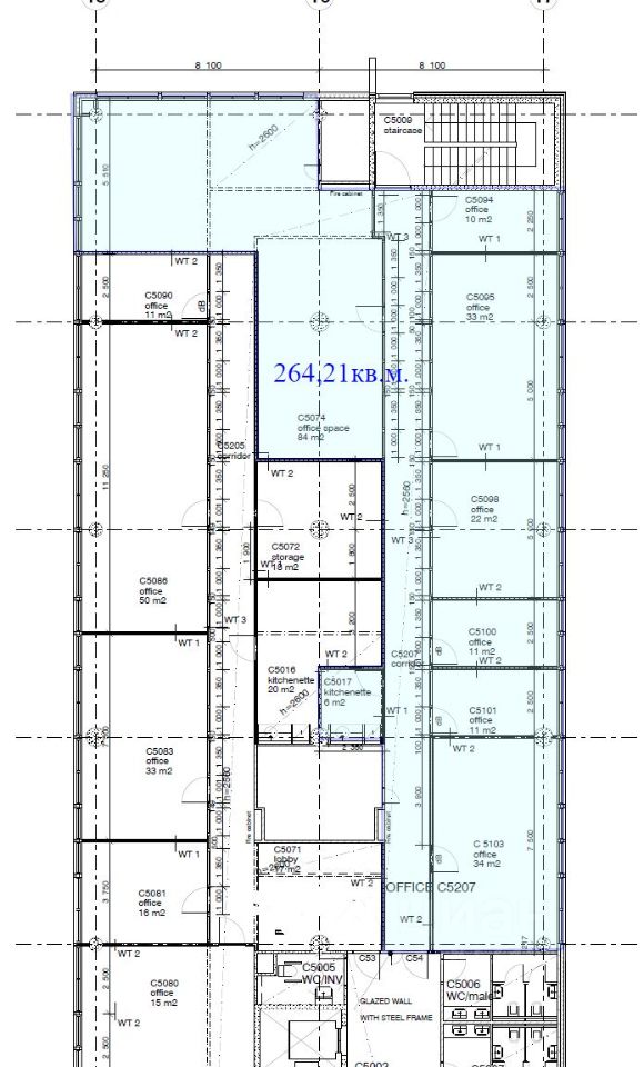Офис в Санкт-Петербург Пулковское ш., 40к4 (138 м²)