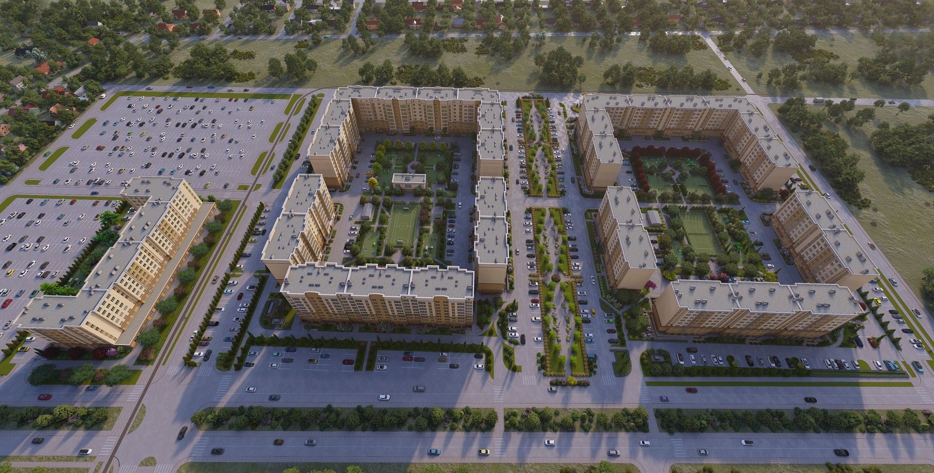 новостройки