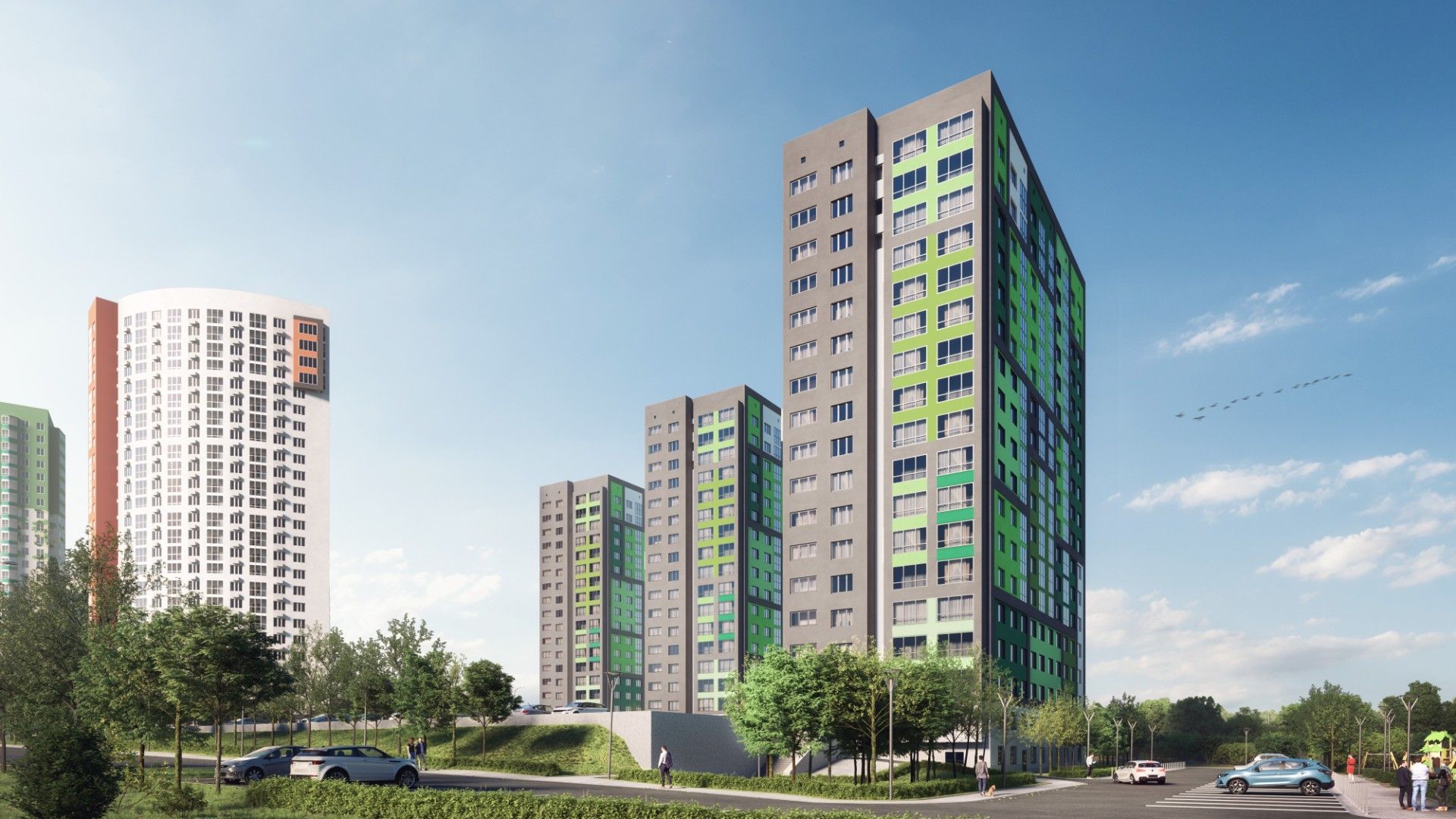 новостройки