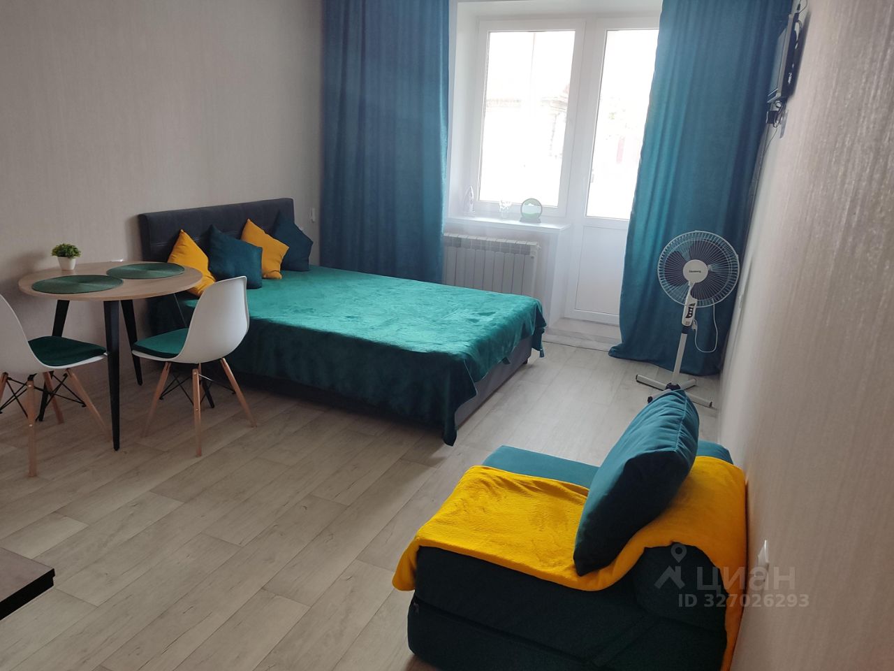 Студия Забайкальский край, Чита ул. Красных Коммунаров, 1 (26.0 м²)