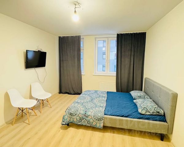 Студия, 40 м², 4/16 этаж