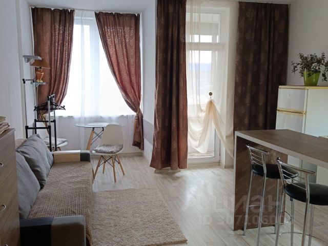 Студия, 32 м², 2/24 этаж