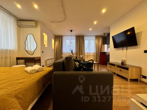 Студия, 43 м², 4/4 этаж