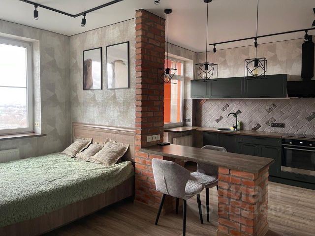 Студия, 35 м², 8/9 этаж