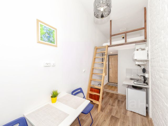 Студия, 9 м², 2/6 этаж