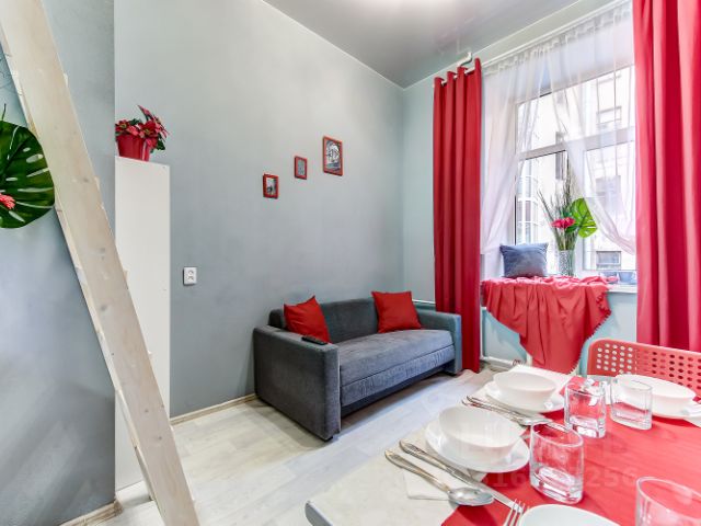 Апартаменты-студия, 18 м², 2/6 этаж