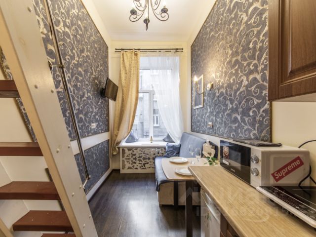 Студия, 15 м², 2/6 этаж