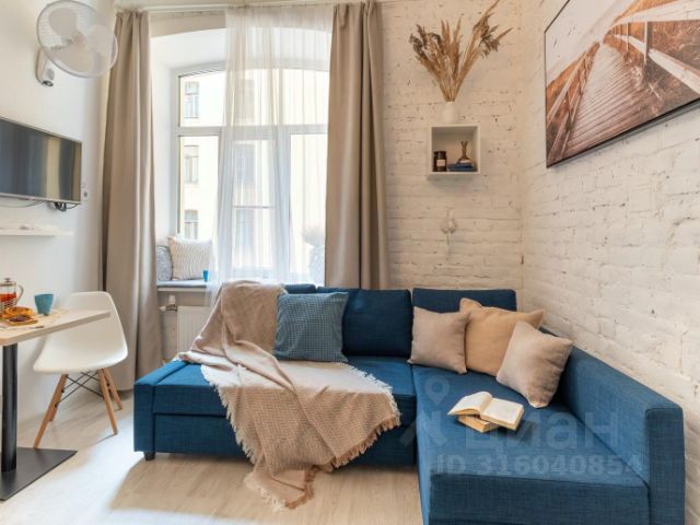Студия, 17 м², 2/6 этаж