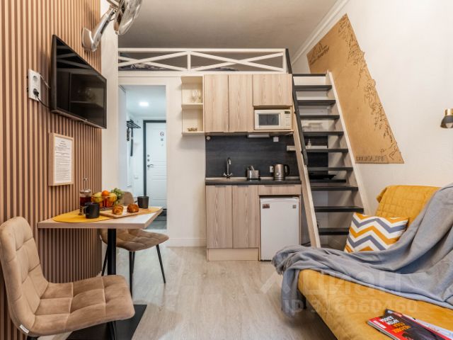 Студия, 16 м², 2/6 этаж