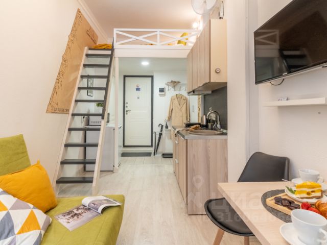 Студия, 17 м², 2/6 этаж