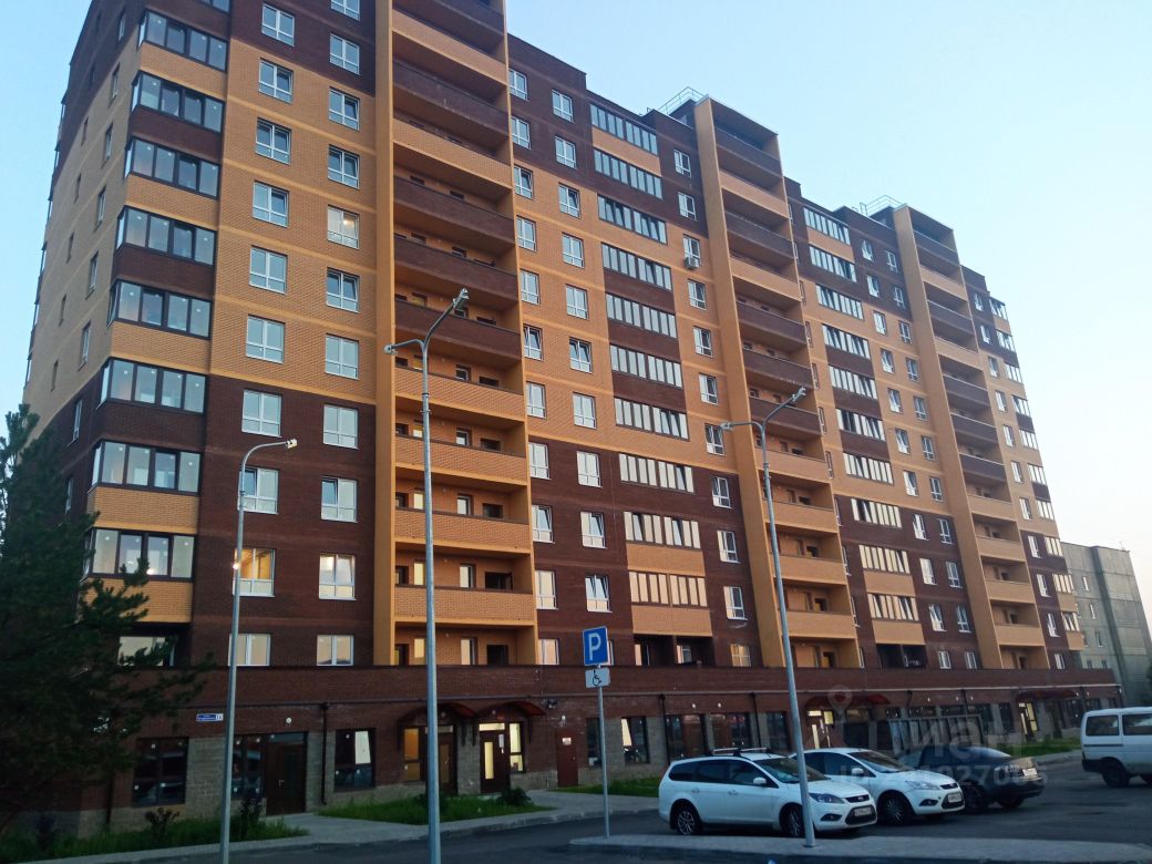 Снять однокомнатную квартиру 45м² ул. Островского, 1Б, Тосно ...