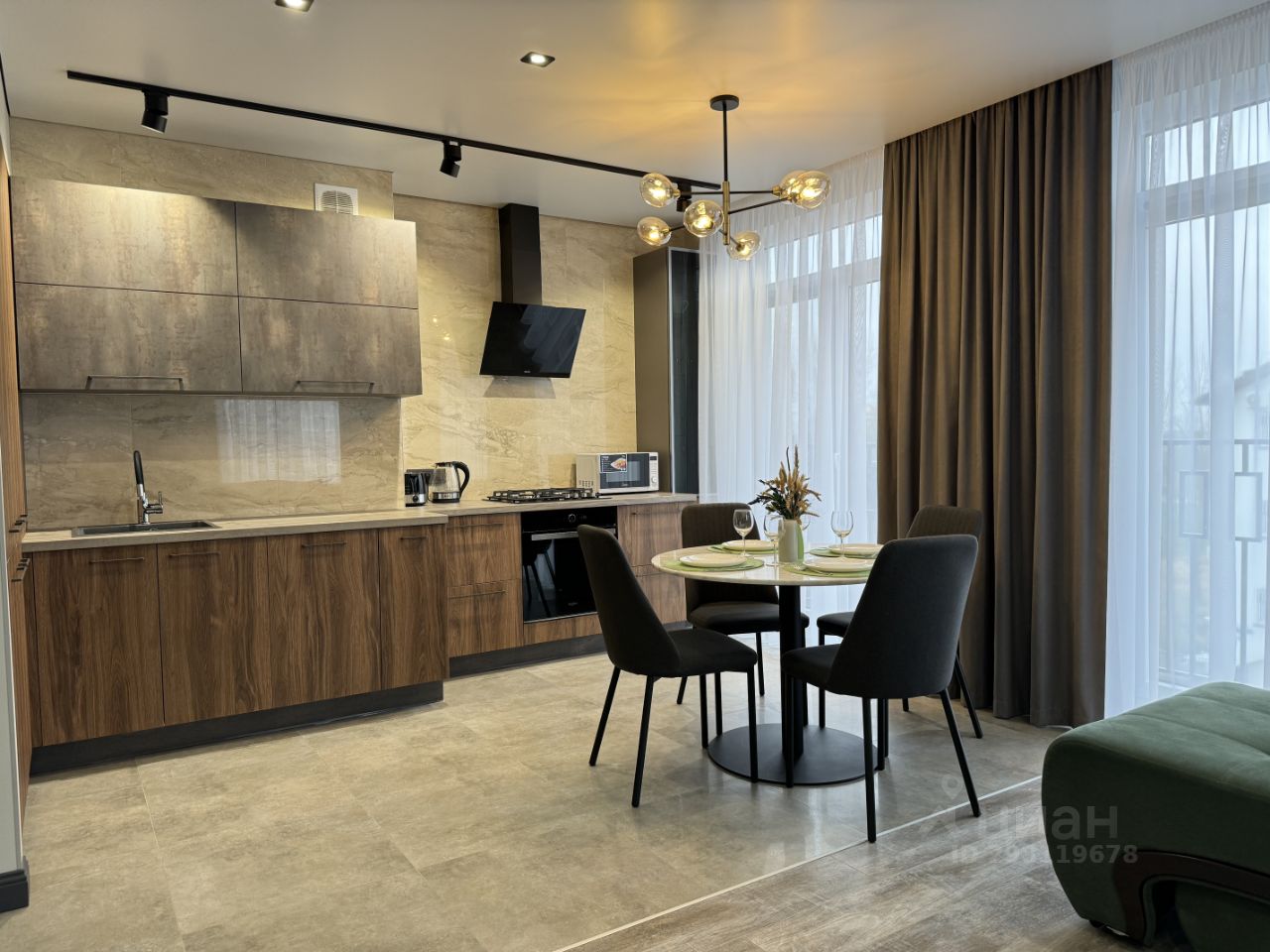 2-к кв. Калининградская область, Зеленоградск ул. Гагарина, 55А (60.0 м²)