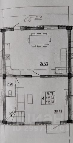 2-этаж. таунхаус 125 м²