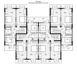 3-этаж. таунхаус 172 м²