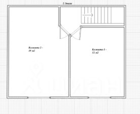 2-этаж. таунхаус 63 м²