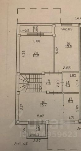 3-этаж. таунхаус 200 м²