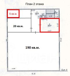 торг. площадь 600 м², этаж 2