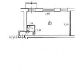 торг. площадь 43 м², этаж 1