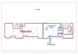 торг. площадь 250 м², этаж 1