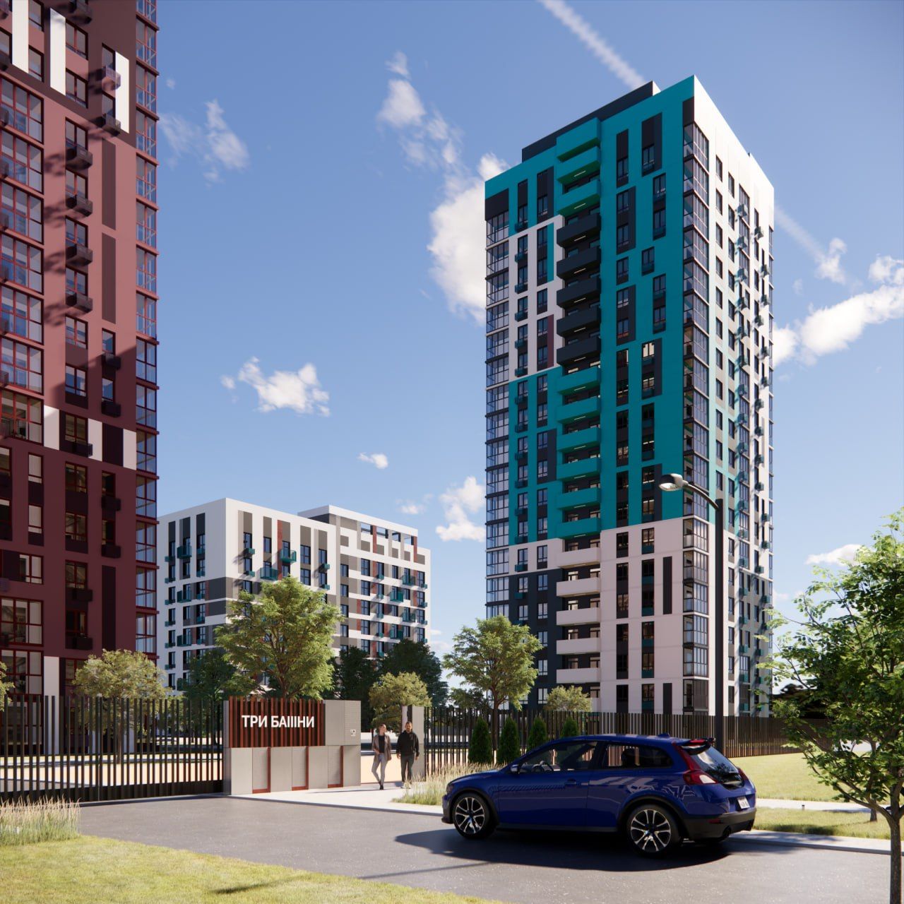 купить квартиру в ЖК Три башни