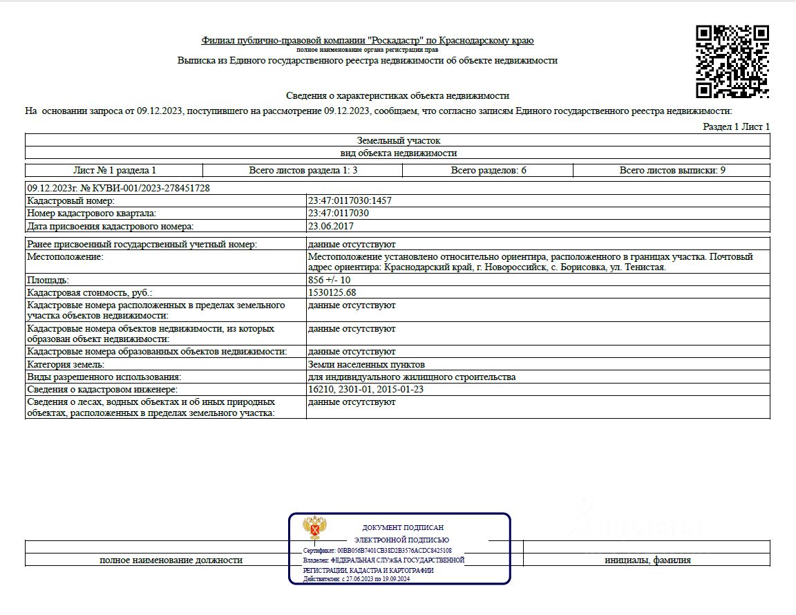 Продажа участка 8,6сот. ул. Тенистая, Краснодарский край, Новороссийск  муниципальное образование, Борисовка село - база ЦИАН, объявление 297492067