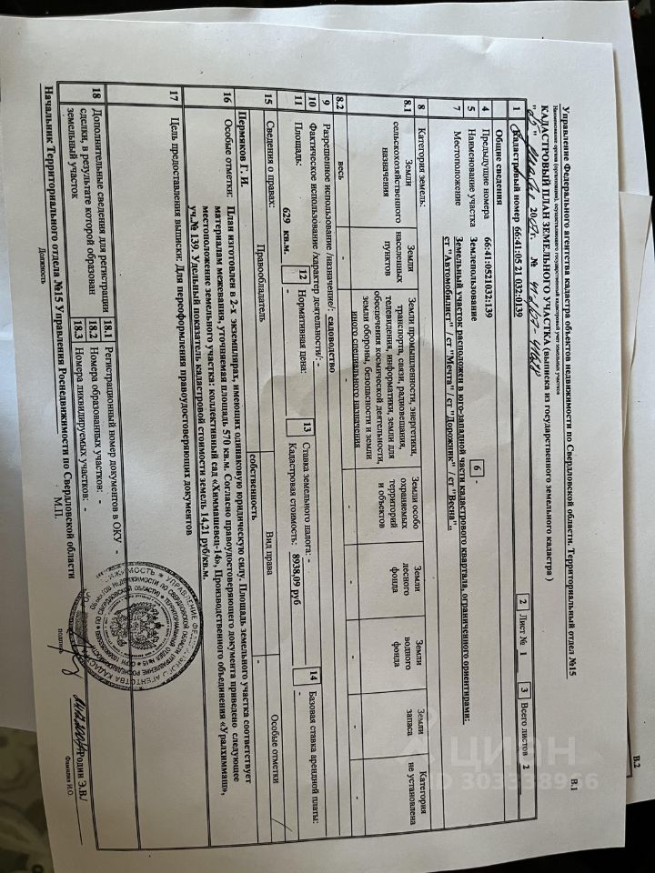Документы на продажу земли в Екатеринбурге. Подробная информация о участке и его характеристиках.