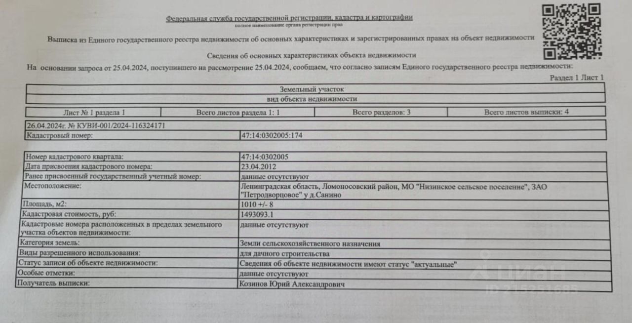 Купить земельный участок в ДНП Затейливое в сельском поселении Низинское,  продажа земельных участков - база объявлений Циан. Найдено 1 объявление