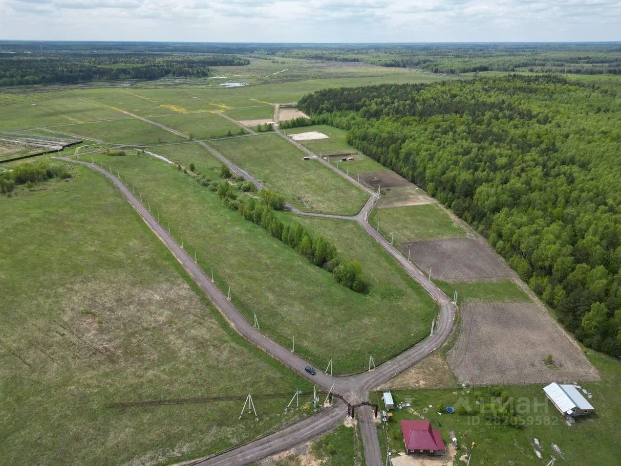 Купить земельный участок в деревне Логиново Московской области, продажа  земельных участков - база объявлений Циан. Найдено 1 объявление