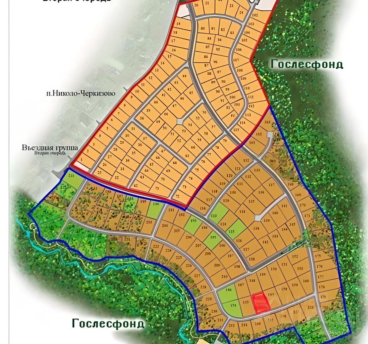 Купить участок 14,6сот. Московская область, Химки городской округ, Николо-Черкизово  деревня, Николо-Пятницкое коттеджный поселок, м. Пятницкое шоссе - база  ЦИАН, объявление 304190007