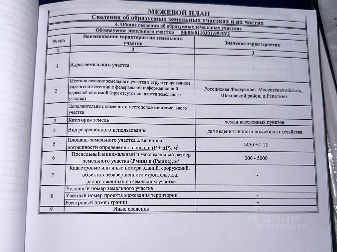 Купить земельный участок СНТ в деревне Репотино Московской области, продажа  участков под садоводство. Найдено 1 объявление.