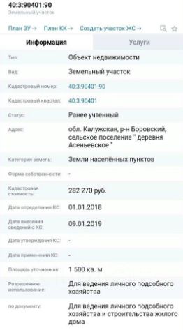 участок 15.0 сот.